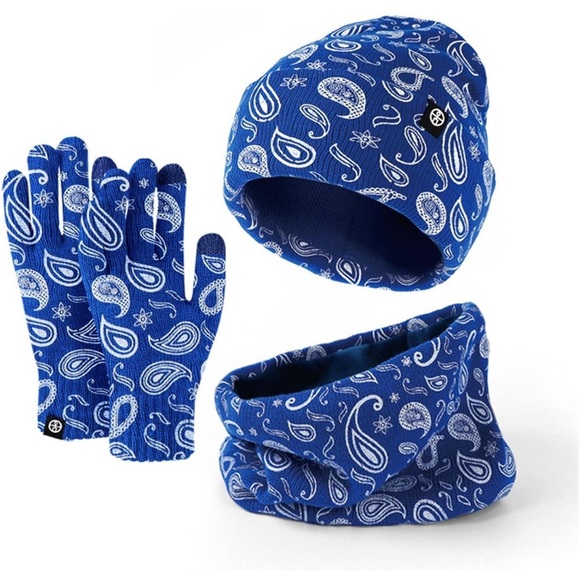 3 piece beanie gloves and scarf - Picture 3 of 9